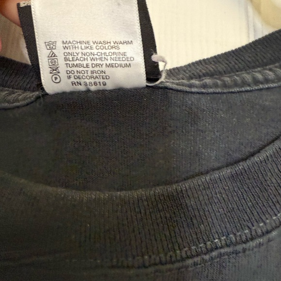 Vintage Liquid Blue Pink Floyd Dark Side Of The Moon Tee Shirt Size Medium - Picture 5 of 9